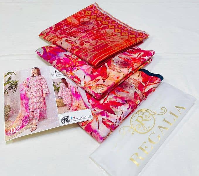 Fabric Khaddar 3pc printed collection 4