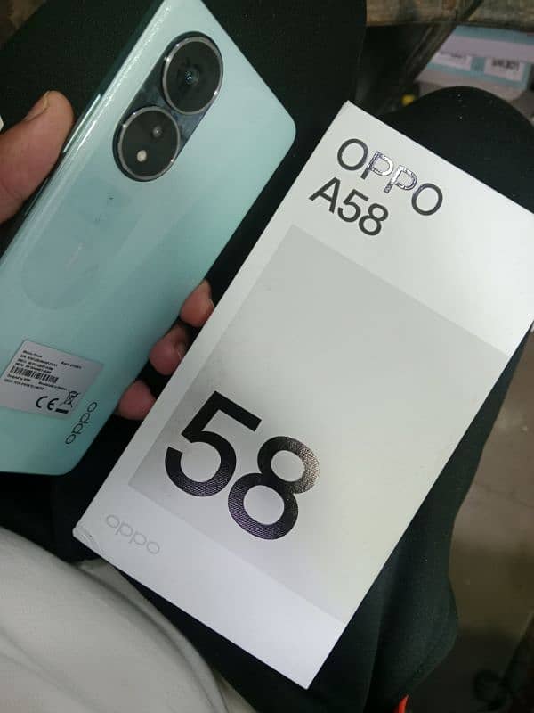 Oppo a58 8 GB ram 128 rom totel jenvan set 3