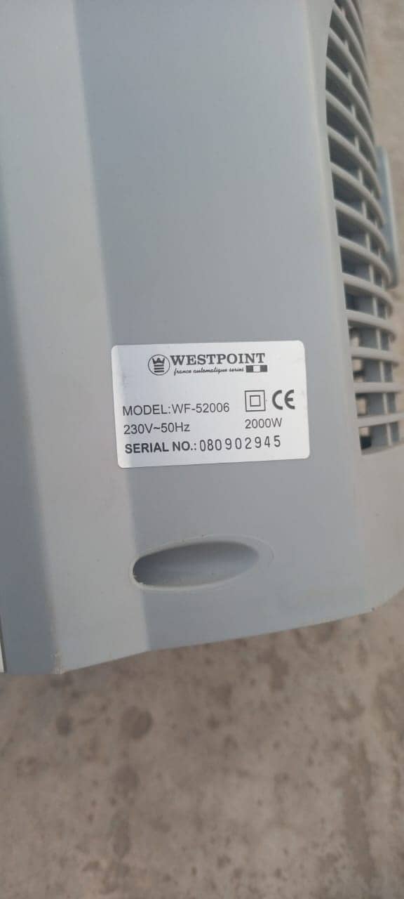 ELECTRONIC WSTPOINT HEATER1000TO2000 WATT 7