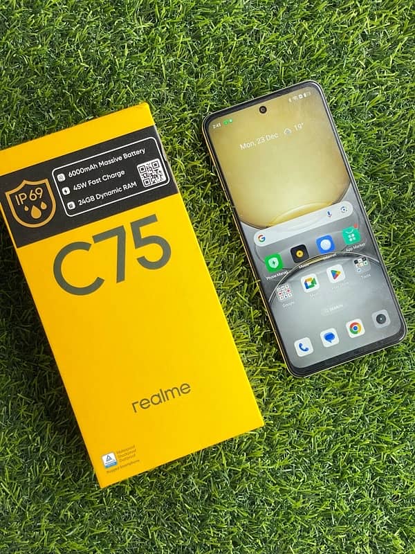 Realme C75 brand new just box opened for unboxing video 3