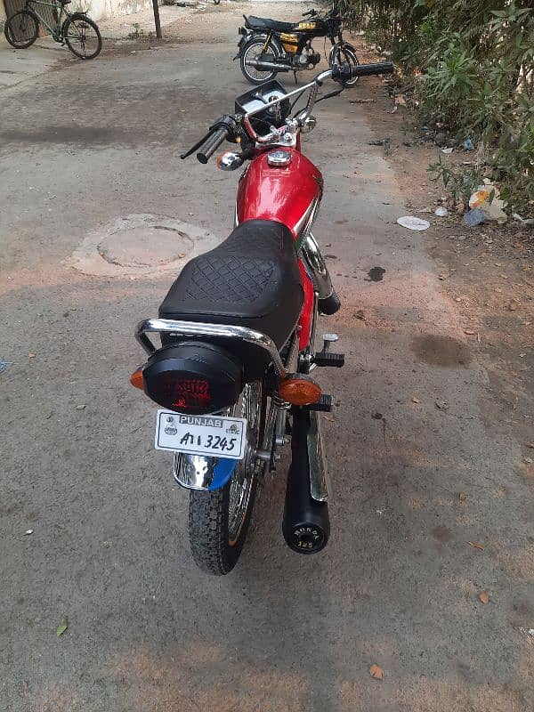 honda cg125 2023 model Red 2