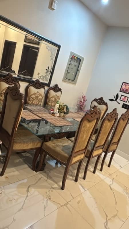 dinning table with eight chairs# dining# table# chairs 1