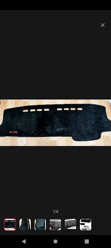 Alto Dashboard velvet Mat 1