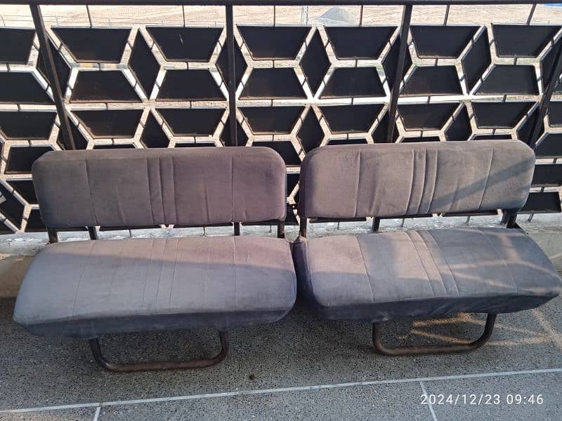 Suzuki Bolan and potohar jeep back seat. 1