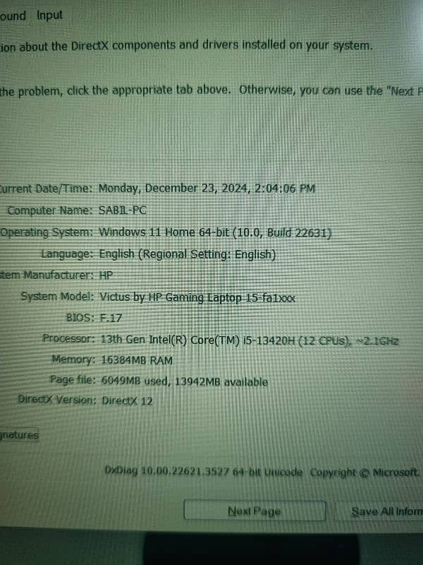 HP Victus 15 Core i5 13th Gen 4