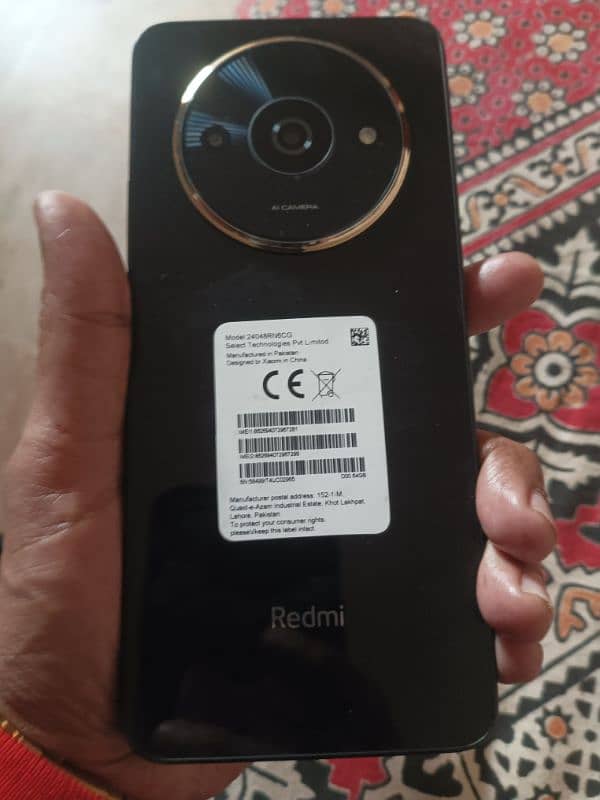 Redmi A 3 X  - 4/64 New Box Pack With Box original Charger 1