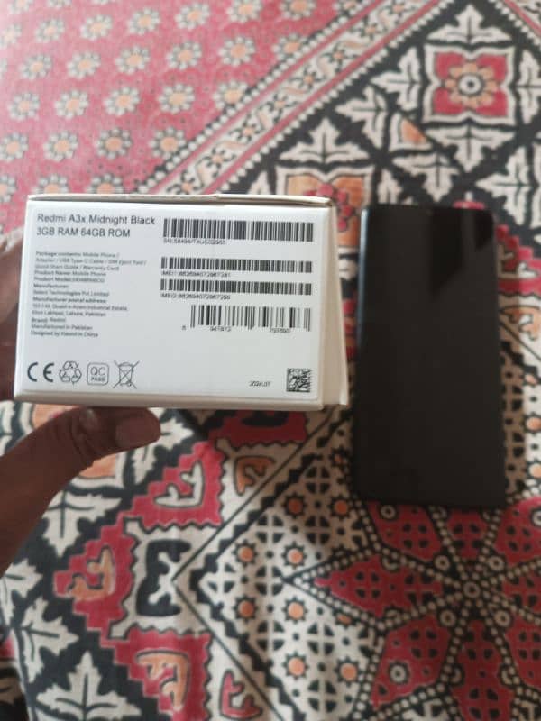 Redmi A 3 X  - 4/64 New Box Pack With Box original Charger 8