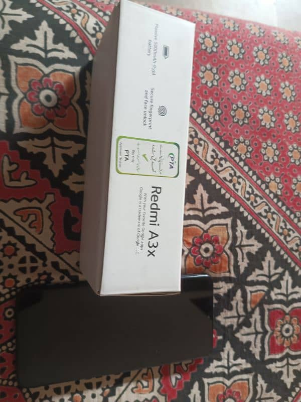 Redmi A 3 X  - 4/64 New Box Pack With Box original Charger 9