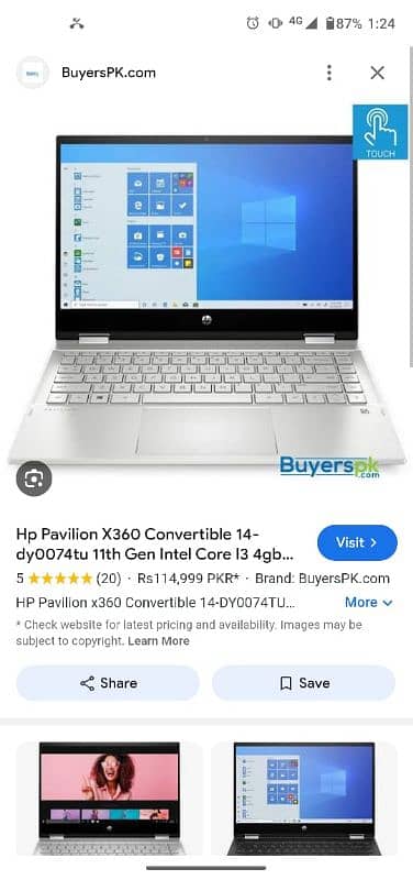 HP Pavilion X360 Core i3 11th Generation 0