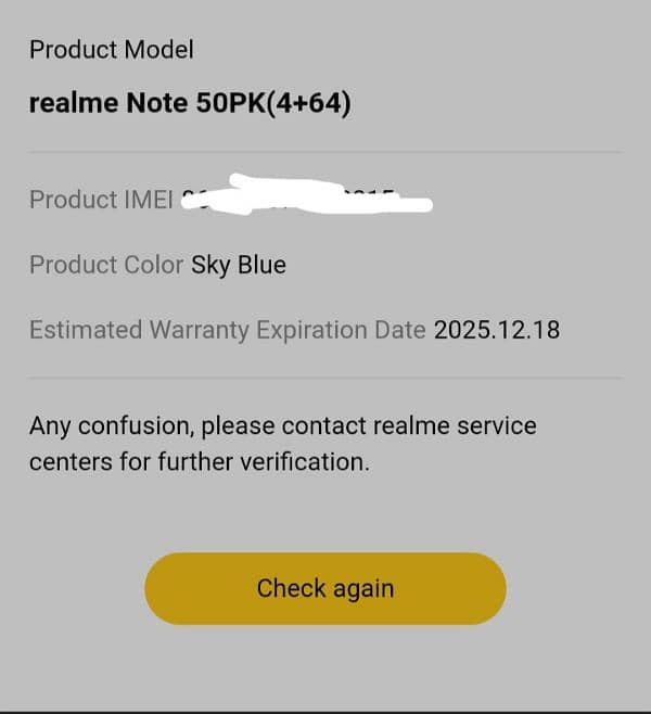 Realme note 50 5