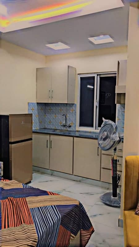 One Bed Room Studio Apartment Fully Furnished Available For Sale 2