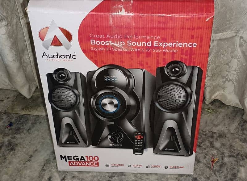 audionic Maga 100 advance home theater sound system box pack 1