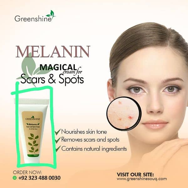 melanin cream for dark spots and scares 25gm 0