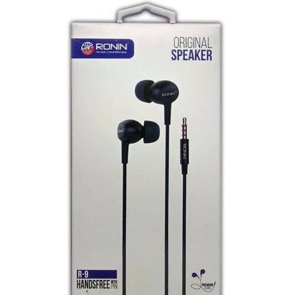 Ronin R9 Handsfree - Crystal Clear Sound Earphone 0