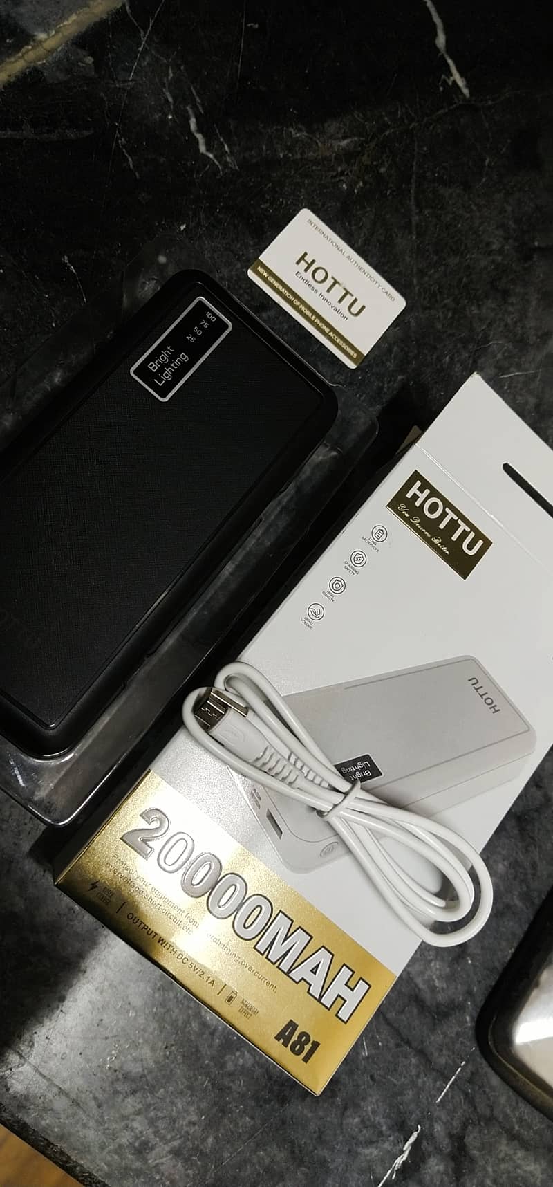 Power Bank of Hottu Brand with 20,000mah 2