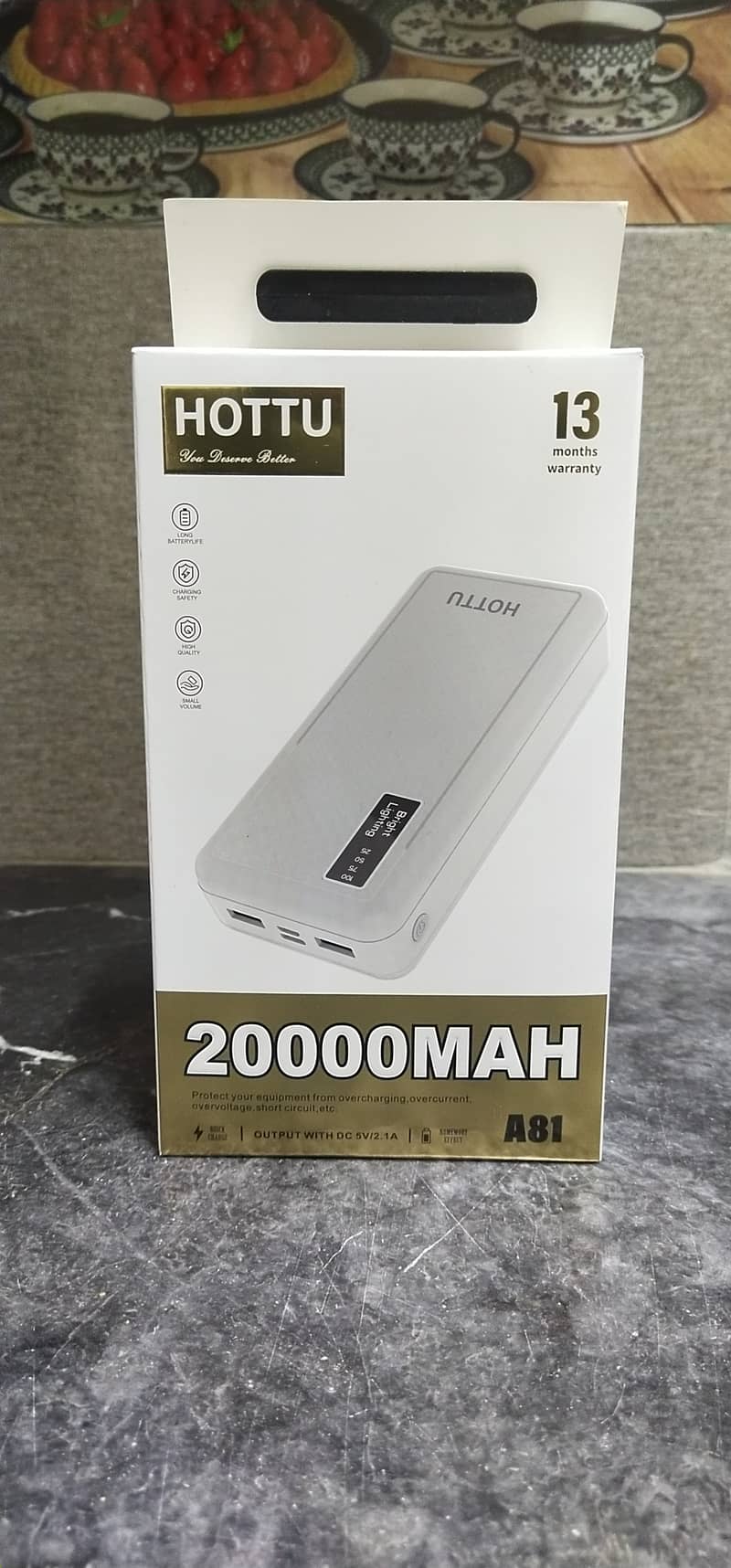 Power Bank of Hottu Brand with 20,000mah 3