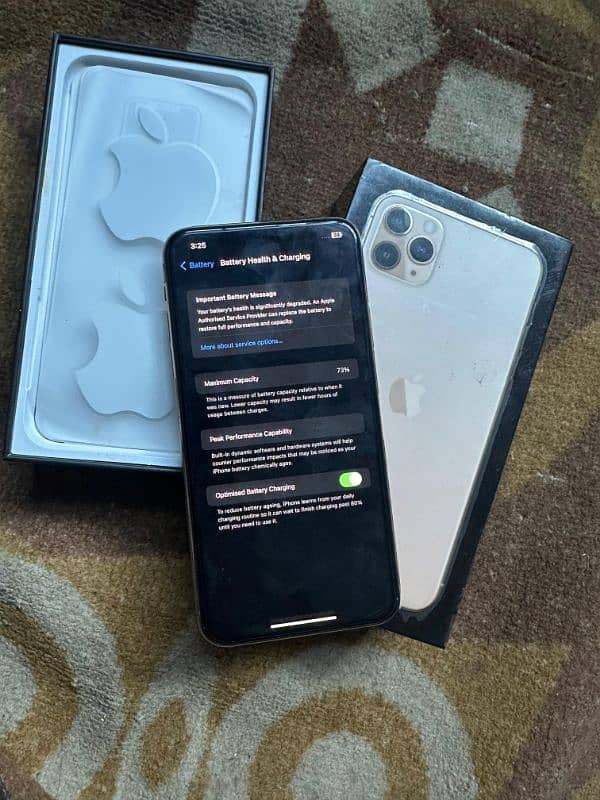 iPhone 11 pro max 256 gb PTA Approved 1