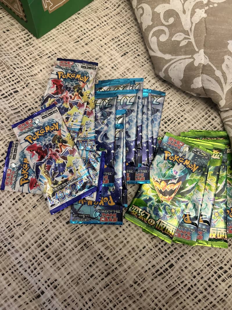 Pokemon Cards Original Japanese Booster Packs 1