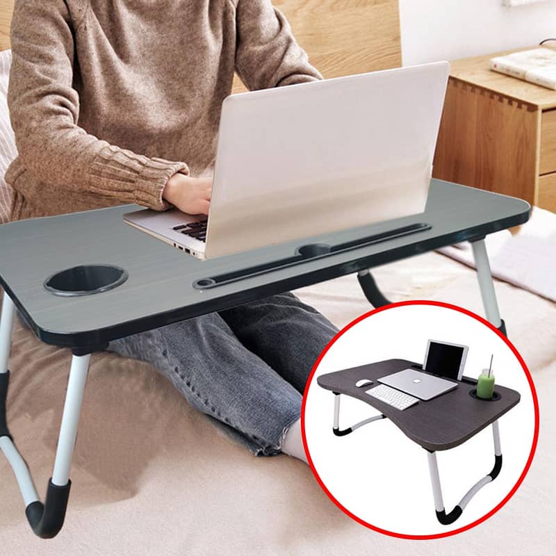 Portable Fold-able Laptop Desk Home Laptop Table For Bed And Sofa 1