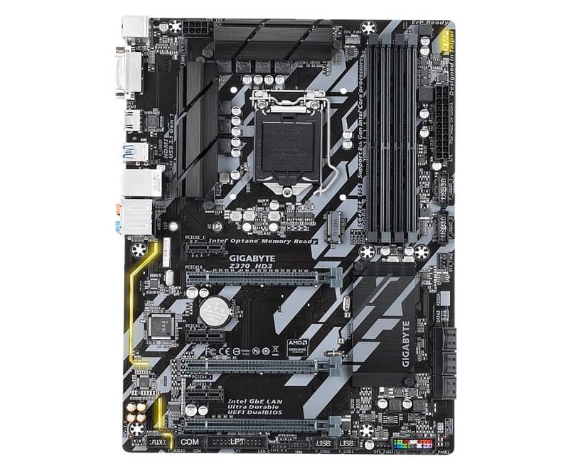 Gigabyte Z370 HD3 Full ATX Gaming Motherboard for 8th and 9th gen 6