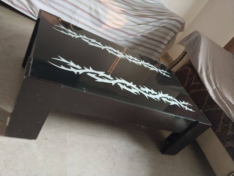 Center Table with glass Top 1