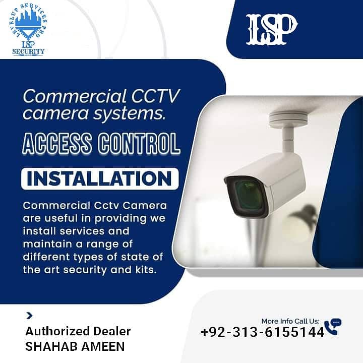 Rs:1500/= CCTV Camera Installation/access control/ intercom 2