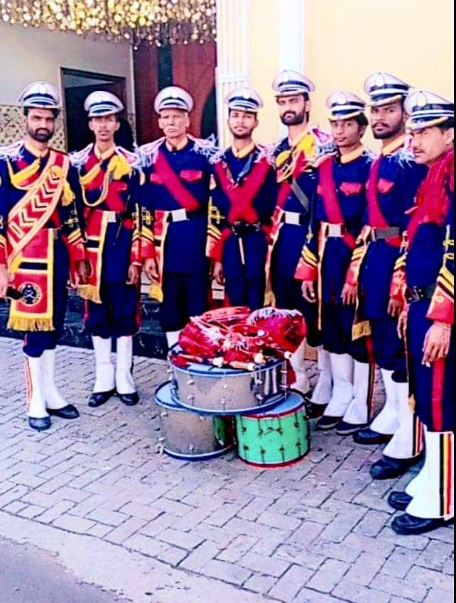 foji band baja/fauji pipe band Lahore/Dhool/ Barat/Shadi/Mehndi/Event 0