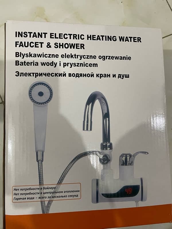 instant electric tap geyers with shower 0