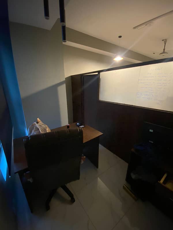 Fully Furnished office 470 square Feet Brand New Corporation Office Available For Rent in Gulberg 3 Lahorey 3