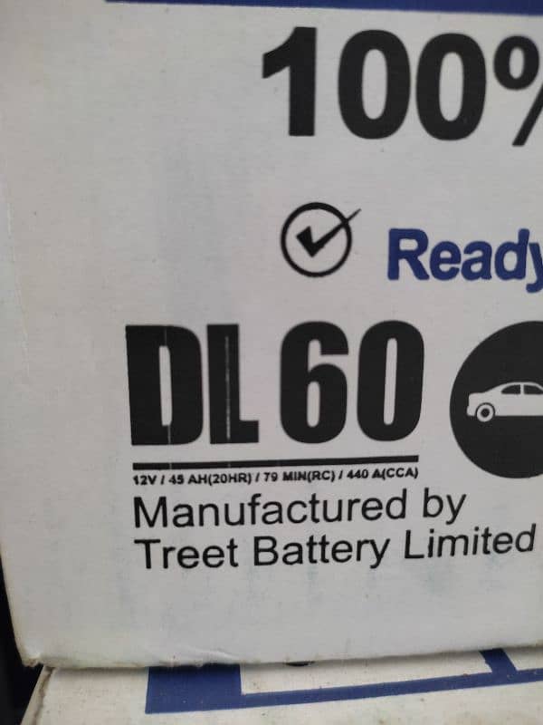 Daewoo battery DL-60 12V-45Ah 1