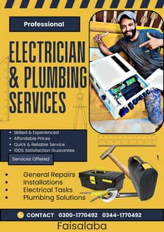 plumber, electrician,Geyser Repair, Geyser installation,  service