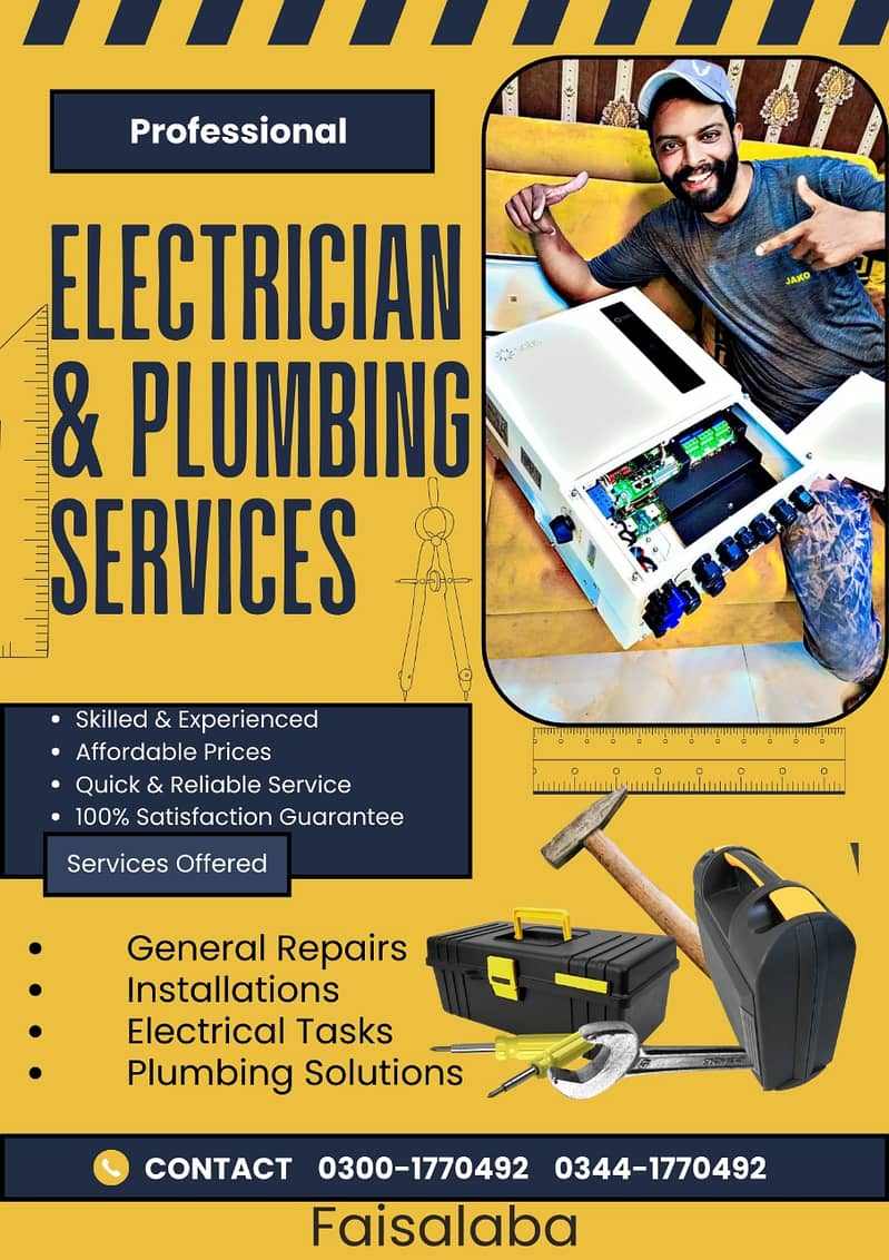 plumber, electrician,Geyser Repair, Geyser installation,  service 0