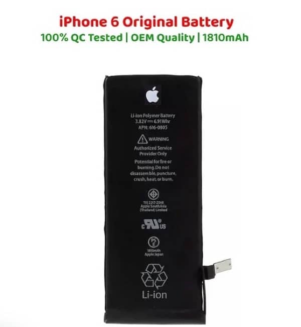 original battery health 100% 0