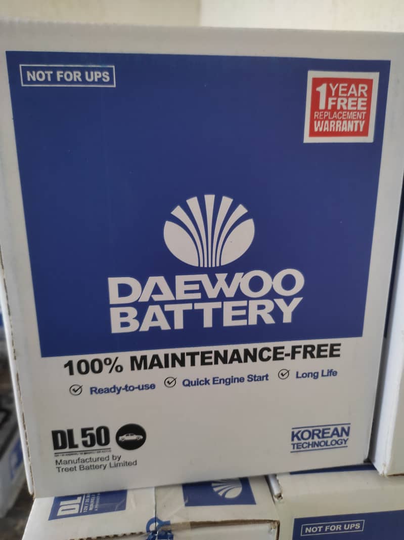 Deawoo battery DL-50 (12v-35Ah) 3