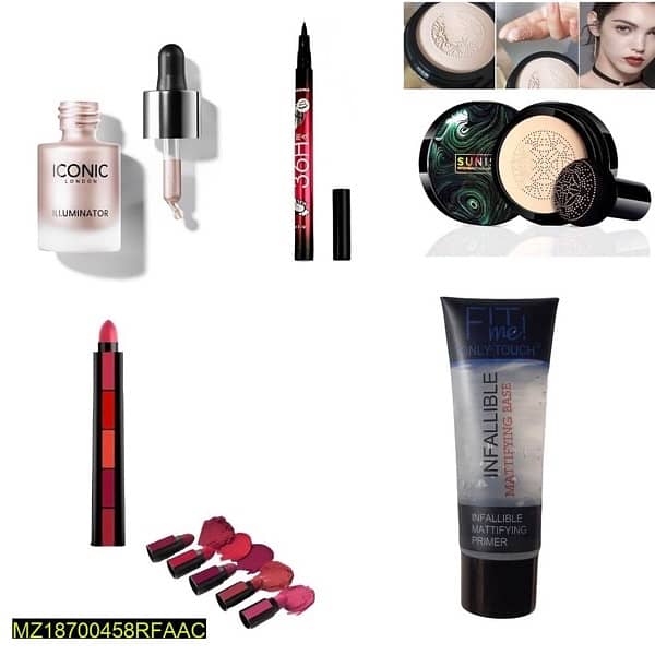 makeup bundle pack of 5    delivery free 2