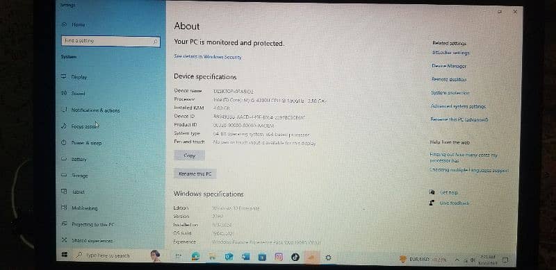 Dell i core 5 laptop 4Gb and Room 500+Gb 1