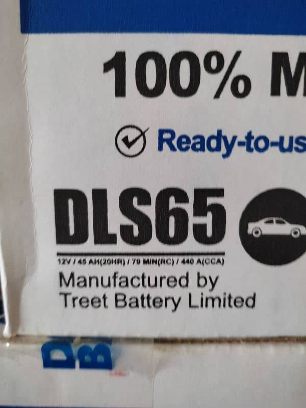 Daewoo battery DLS-65 (12V-45AH) 1