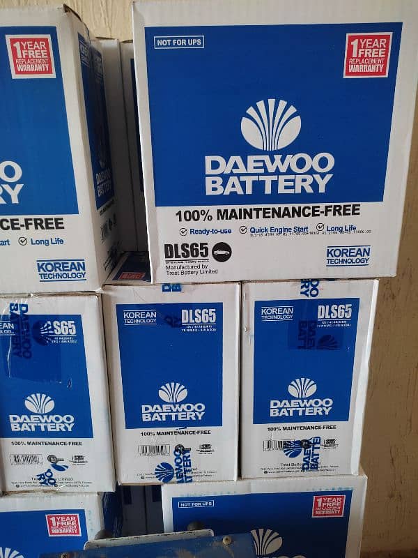 Daewoo battery DLS-65 (12V-45AH) 4