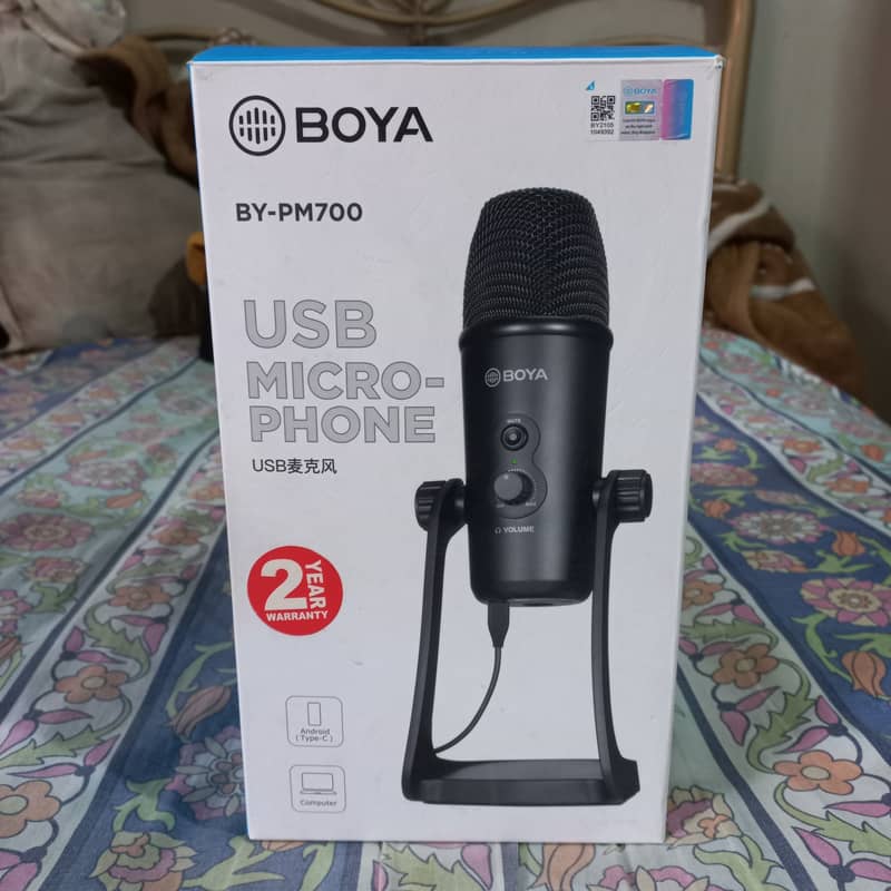 Professional Mic (Boya USB Microphone BY-PM700) 5