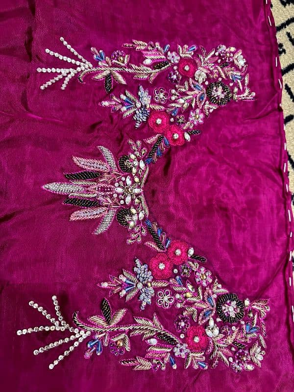 3 piece hand made Zari work 4