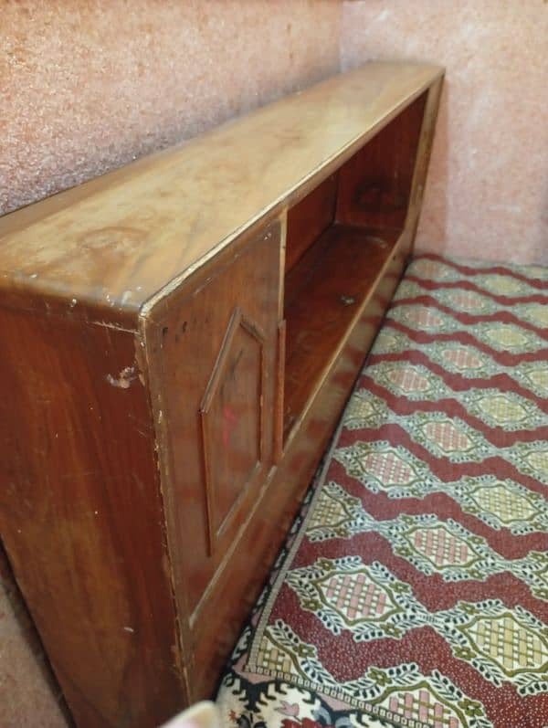 pure old original wooden bed in good condition 3