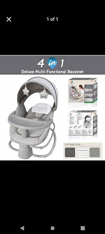 4 in 1 mastela baby electric swing 0