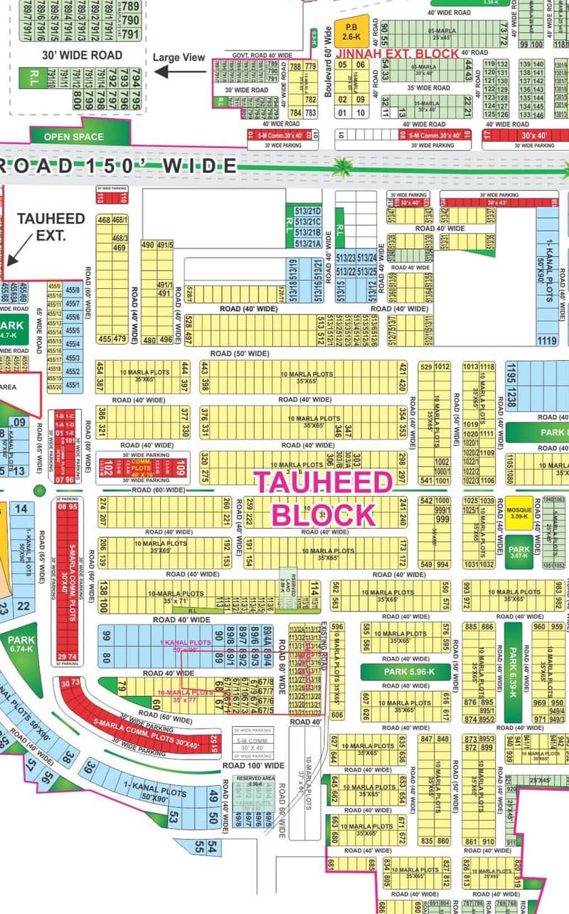 10 marla openform builder location plot for sale in Touheed block bahria town lahore 0