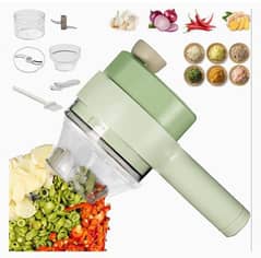 4 in 1 Electric Handheld Cooking Hammer Vegetable Cutter Set Electric