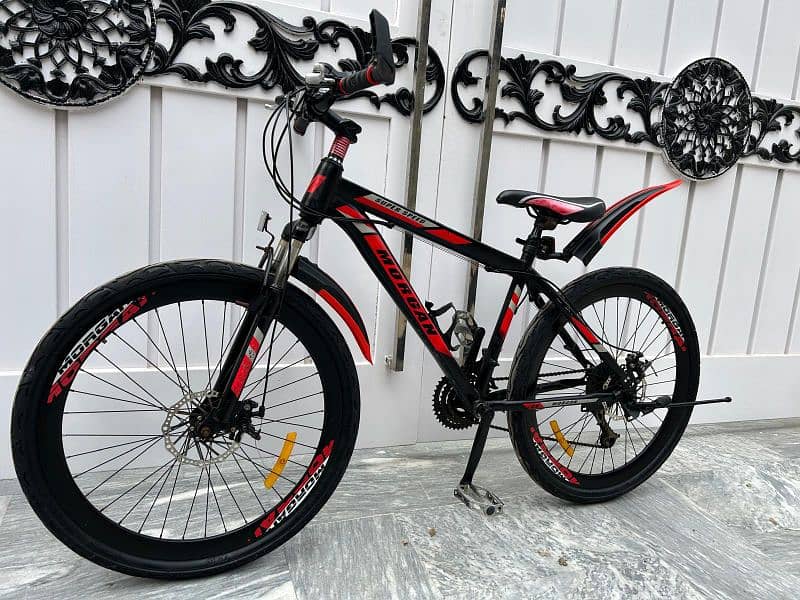 New condition bicycle 26 size smooth working urgent sale 03095449689 0