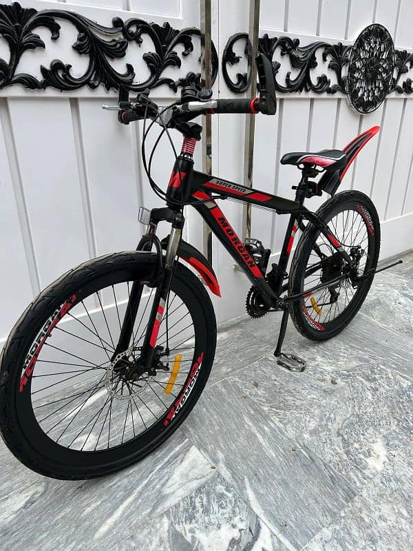 New condition bicycle 26 size smooth working urgent sale 03095449689 3