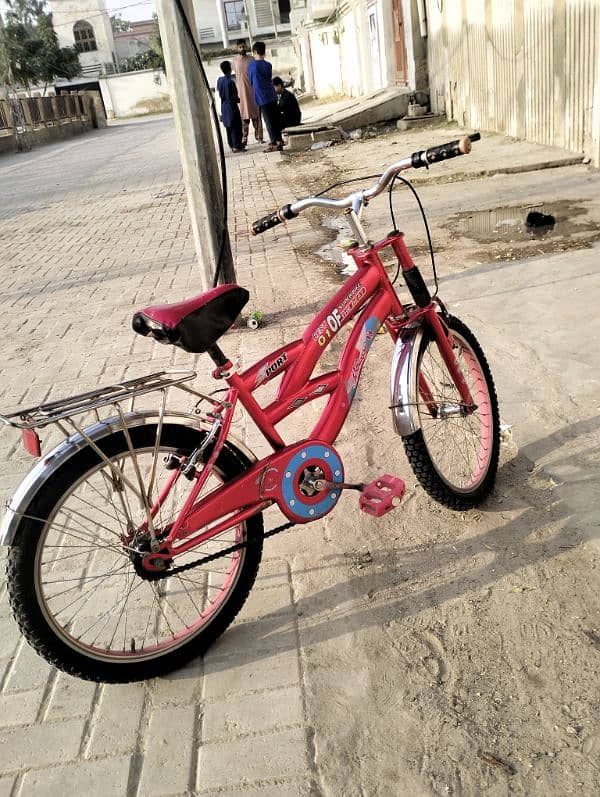 cycle in red colour 3