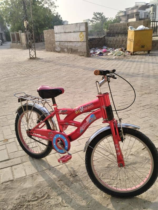 cycle in red colour 4