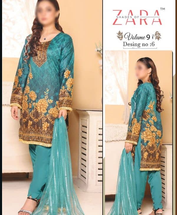 sale 50% discount 12 Lawn suits packet difrent design good fabric 0