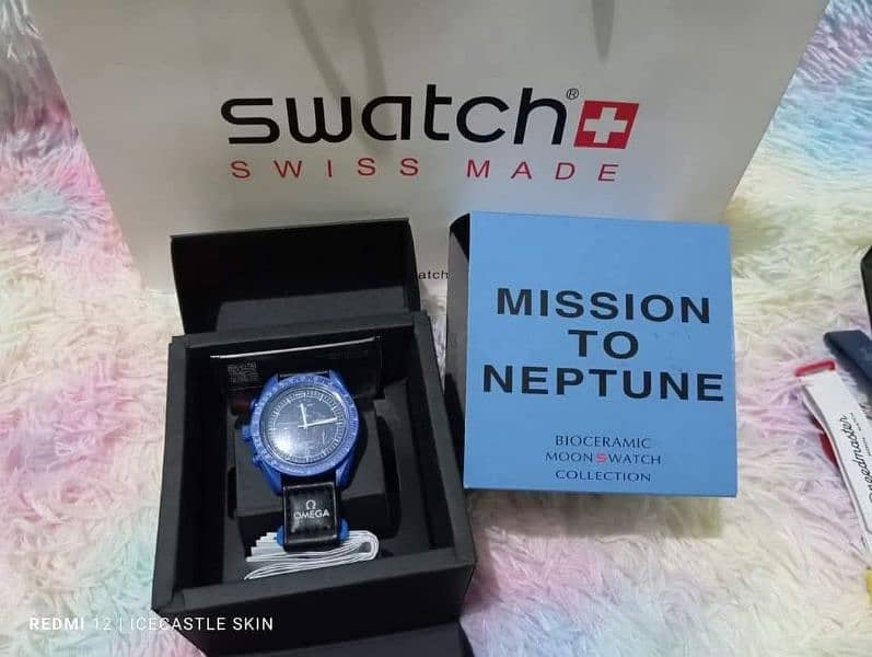 Omega Moon Swatch Mission to Neptune 0